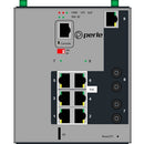Perle IDS-509F2PP6-C2MD2 Industrial Managed PoE Switch – 9-Port, Gigabit, Fiber, Hardened