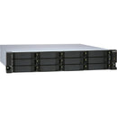 QNAP TL-R1200S-RP 12-Bay Rackmount JBOD Storage Enclosure with Redundant Power Supply – SATA 6Gb/s, Mini-SAS, 2U