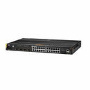 HPE Aruba Networking CX 4100i 24-Port 1GbE Rugged Switch with 20x Class 4 PoE, 4x Class 6 PoE, and 4x SFP+