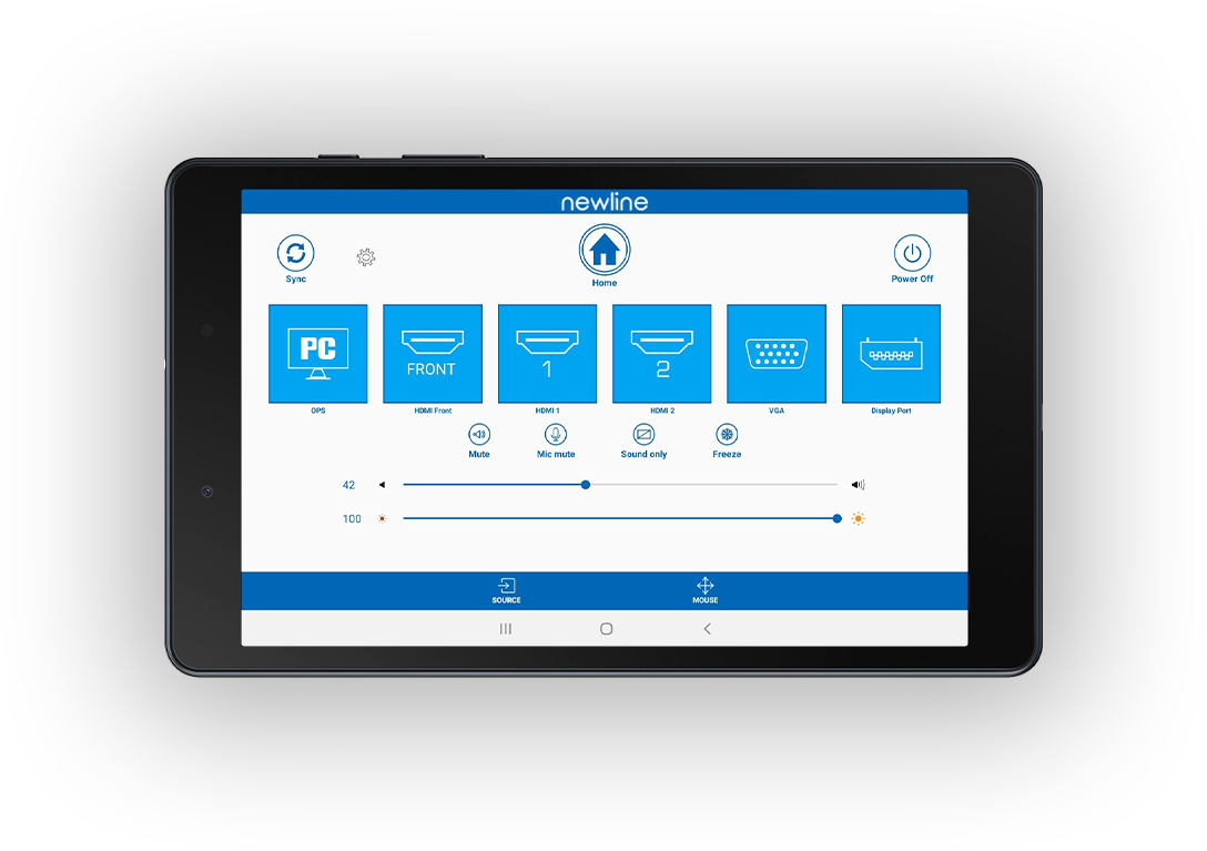 Newline In-Room Display Controller IRDC Secure Meeting Control – Avendor