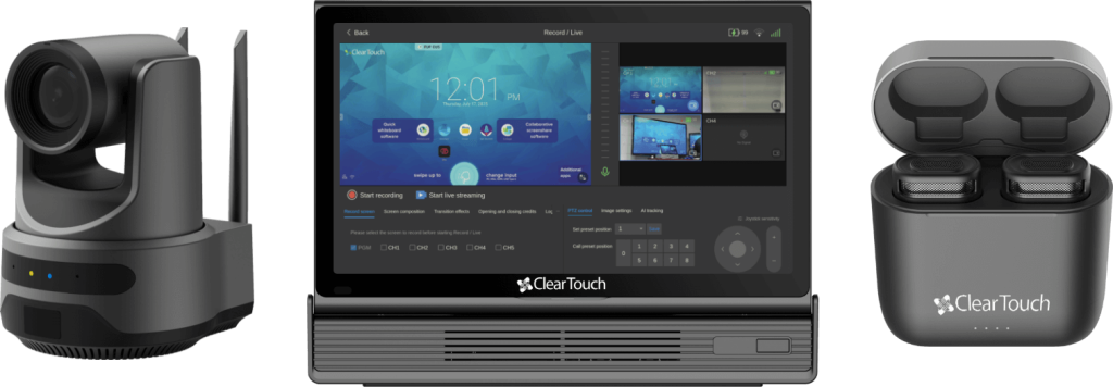 Clear Touch Command Studio 3-Camera Kit with Case + TAF – Avendor