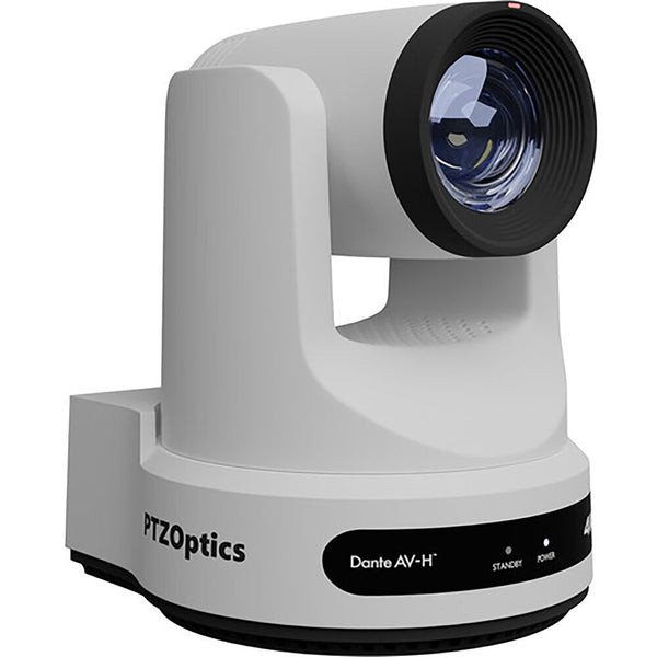PTZOptics Link 4K PTZ Camera with 20x Optical Zoom in White PTZOPT