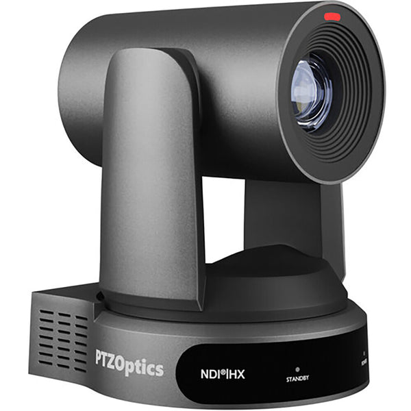 PTZOptics Move 4K Camera with 30x Optical Zoom in Gray PTZOPT