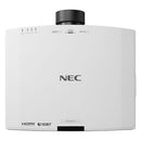 7100-Lumen Professional Installation Projector w/lens and 4K support - White NECPRJ
