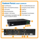 Eaton Tripp Lite SmartPro 1500VA 1.35kW 2U Rack/Tower Sine Wave UPS with WEBCARDLX