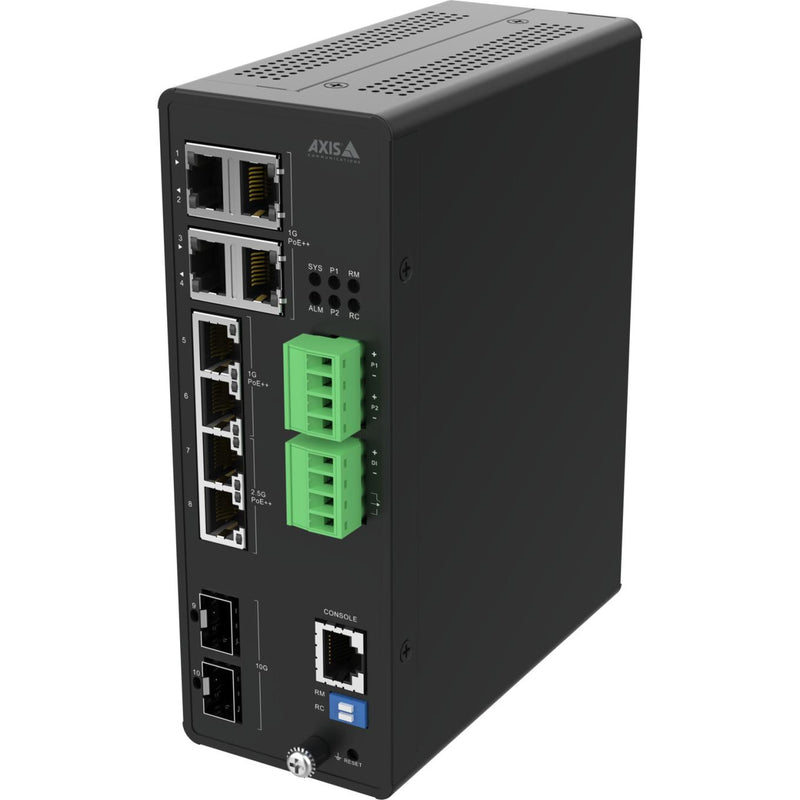 AXIS D8208-R Industrial 8-Port PoE++ Switch 480W | Rugged & Managed ...
