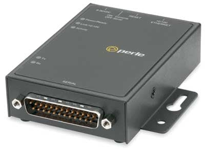Perle IOLAN DS 1-Port Device Server RS232/422/485 10/100 DB25M 20-Pack (No Power Cables, 1 CD)