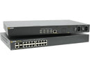 Perle IOLAN SCR1618 Secure Console Server – 16 RJ45 & 16 Serial Ports, Dual Expansion Slots, Rackmount