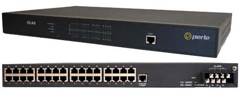 Perle IOLAN SDS HV 32-Port Secure Device Server, RS232/422/485, Dual Universal AC/DC Power, Industrial Hardened