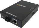 Perle S-100-S2ST80 Fast Ethernet Standalone Media Converter, 100BTX RJ45 to 100BZX 1550nm Single Mode ST (80km/49.7 miles)