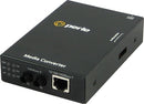 Perle S-1110-S2ST40 Gigabit Ethernet Media & Rate Converter | RJ45 to ST Single Mode, 40km