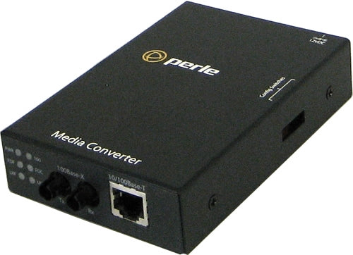 Perle S-1110-S1SC120U Gigabit Ethernet Media & Rate Converter – RJ45 to SC Single Mode, 120km