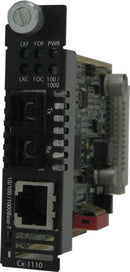 Perle C-1110-S2SC40 Gigabit Media Converter RJ45 to SC Single Mode (40km)