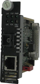 Perle C-1110-S1SC80U Gigabit Rate Converting Media Converter Module – RJ45 to SC Single Mode, 80km
