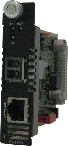 Perle CM-1000-S2SC160 Gigabit Ethernet Media Converter Managed Module, RJ45 to SC, 160km