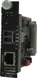 Perle CM-1000-S2LC160 Managed Gigabit Ethernet Media Converter Module, RJ45 to LC, 160km