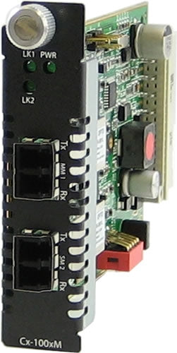 Perle CM-1000MM-S2LC160 Gigabit Fiber to Fiber Managed Media Converter Module
