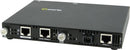 Perle SMI-1000-S1SC10D Gigabit Managed Media Converter – RJ45 to Single Fiber SC, 10km