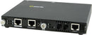Perle SMI-1000-S2ST160 Managed Gigabit Ethernet Media Converter – RJ45 to ST Single Mode (160km)
