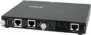 Perle SMI-100-S2SC40 Fast Ethernet IP Managed Standalone Media Converter – 100Base-TX RJ45 to 100Base-FX SC Single Mode, 40 km