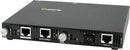Perle SMI-100-S1SC40U Fast Ethernet Managed Media Converter, SC Single Fiber, 40km