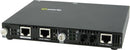 Perle SMI-1110-S2ST160 Gigabit Ethernet IP Managed Media & Rate Converter – RJ45 to ST, Single Mode, 1550nm, 160km