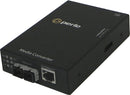 Perle SMI-1110-S1SC40U Managed Gigabit Ethernet Media & Rate Converter, RJ45 to SC Single Fiber [40km]
