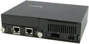 Perle SMI-10G-XTSH 10 Gigabit Ethernet Managed Stand-Alone Media Converter, XFP & SFP+ Slots, AC Adapter