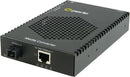 Perle S-1110PP-M1SC05D – Gigabit Ethernet PoE+ Media Converter, RJ45 to 1000BASE-BX SC, Multimode, AC Adapter