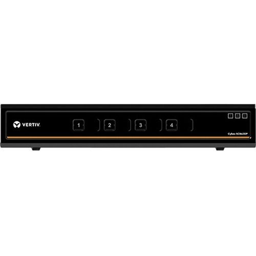 Vertiv AVOCENT Cybex SC940DP KVM Switch – 4-Port, 4K DisplayPort, USB, TAA Compliant