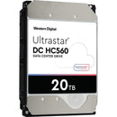 WD Ultrastar DC HC560 WUH722020ALE6L1 20TB 3.5" SATA Internal Hard Drive – CMR, 512e, 7200rpm, 512MB Cache