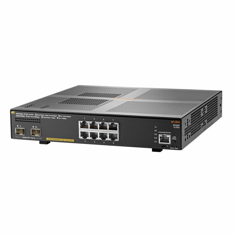 HPE Aruba Networking 2930F 8G PoE+ 2SFP+ Switch | JL258A