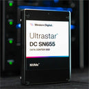 WD Ultrastar DC SN655 15.36TB U.3 NVMe SSD - PCIe Gen4, Read Intensive