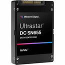 WD Ultrastar DC SN655 7.68TB NVMe U.3 SSD - PCIe Gen4 x4, Read Intensive