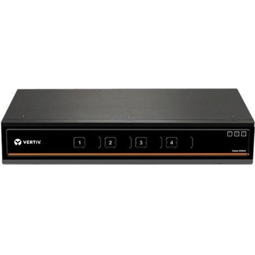 Vertiv AVOCENT Cybex SC940DP KVM Switch – 4-Port, 4K DisplayPort, USB, TAA Compliant