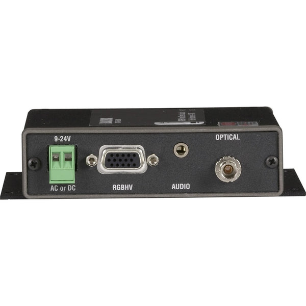 Black Box Vga/Stereo-Audio Fiber Extender Transmitter - (1) St Optical Output, (1) Rgb Inp