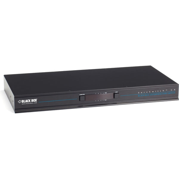 Black Box Kvm Switch - (1) Local Console Port + (4) Users, (24) Servers, Catx, Gsa, Taa