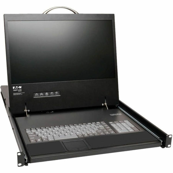 Eaton Tripp Lite Series NetCommander 16-Port Cat5 KVM over IP Switch - 19 in. LCD, 1 Remote + 1 Local User, 1U Rack-Mount, TAA Eaton Corporation