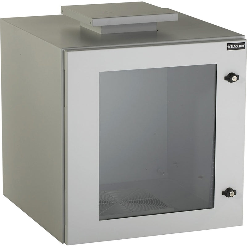 Black Box Nema 12 Wallmount Cabinet With Fan - 12U, 24" Cube, Single-Hinged, Beige, Gsa, T