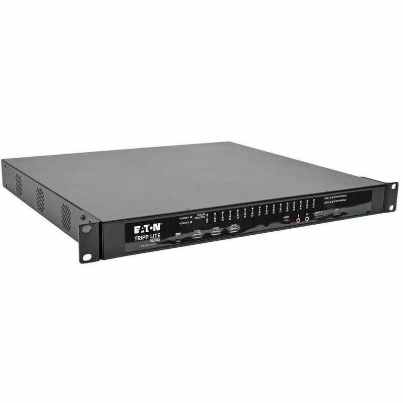 Eaton Tripp Lite Series NetDirector 32-Port Cat5 KVM over IP Switch - Virtual Media, 4 Remote + 1 Local User, 1U Rack-Mount, TAA Eaton Corporation