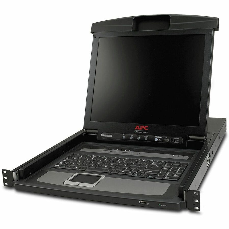 Apc 17" Rack Lcd Console With Integrated 8 Port Analog Kvm Switch - Ap5808 - Main In