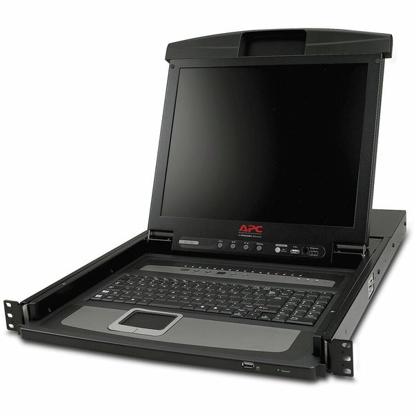 Apc By Schneider Electric 17" Rack Lcd Console With Integrated 16 Port Analog Kvm Switch