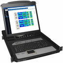 Eaton Tripp Lite Series NetDirector 8-Port 1U Rack-Mount Console KVM Switch with 19-in. LCD and IP Remote Access, TAA Eaton Corporation