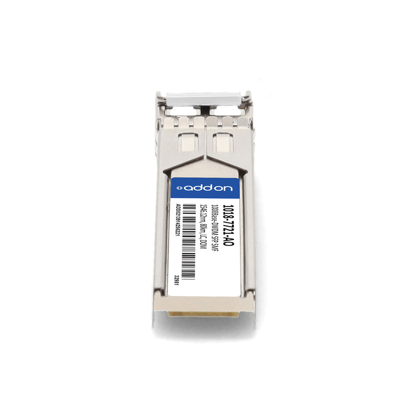 AddOn Optelian® 1018-7721 Compatible TAA 1000Base-DWDM SFP Transceiver 100GHz (SMF, 1546.12nm, 80km, LC, DOM)