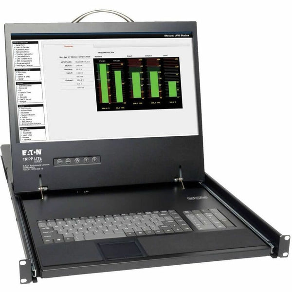 Eaton Tripp Lite Series NetCommander 8-Port Cat5 1U Rack-Mount Console KVM Switch with 19-in. LCD, TAA Eaton Corporation