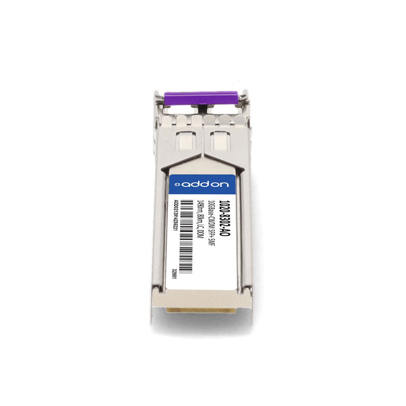 AddOn Optelian® 1020-8302 Compatible TAA 10GBase-CWDM SFP+ Transceiver (1490nm, 80km, LC, DOM)