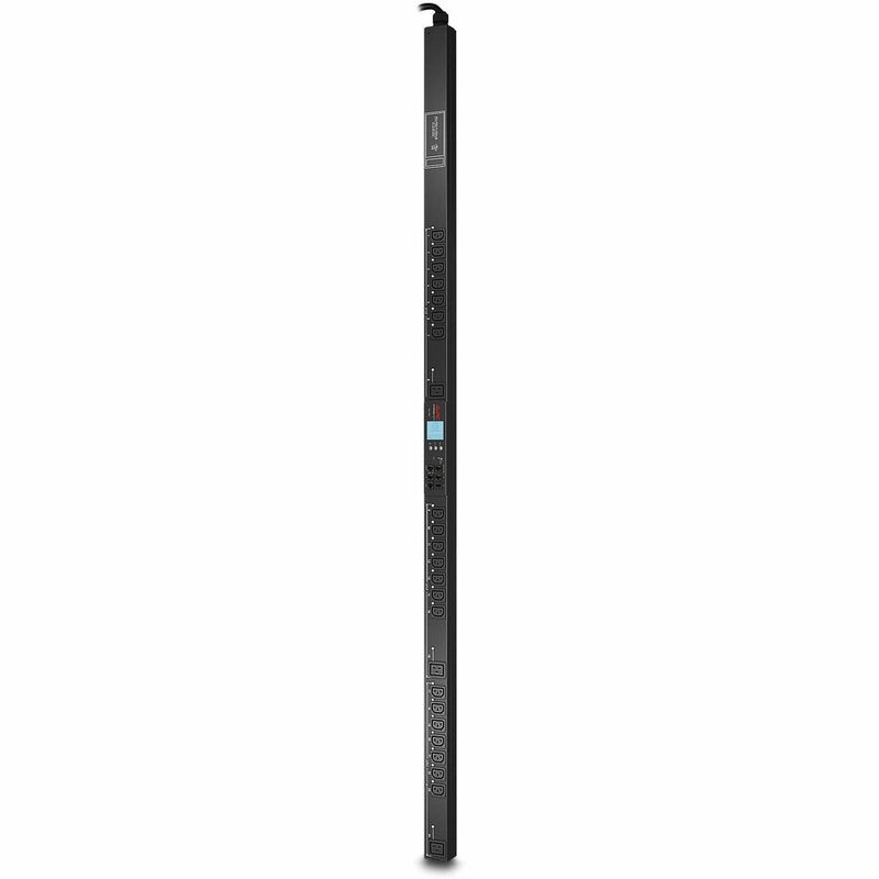 APC AP8661 Rack PDU 2G, Metered by Outlet with Switching, 5.7kW, 208V, ZeroU, (21) C13 & (3) C19