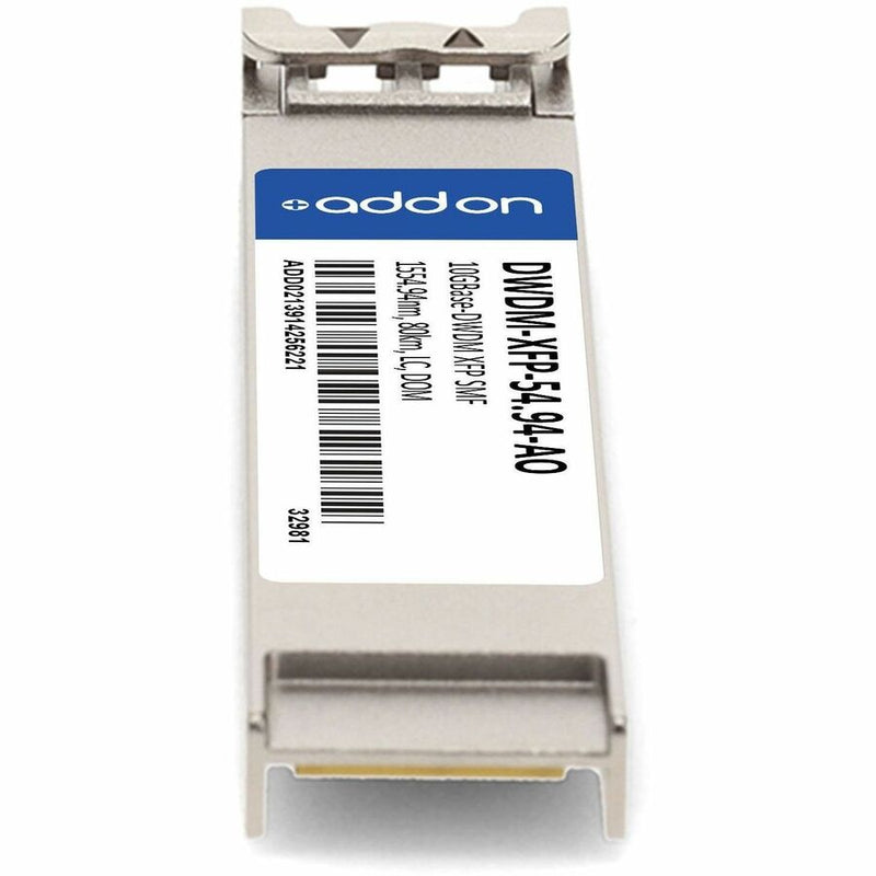 AddOn Cisco® DWDM-XFP-54.94 Compatible TAA 10GBase-DWDM XFP Transceiver 100GHz (SMF, 1554.94nm, 80km, LC, DOM)