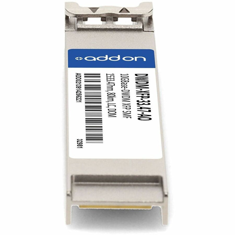 AddOn Cisco® DWDM-XFP-33.47 Compatible TAA 10GBase-DWDM XFP Transceiver 100GHz (SMF, 1533.47nm, 80km, LC, DOM)