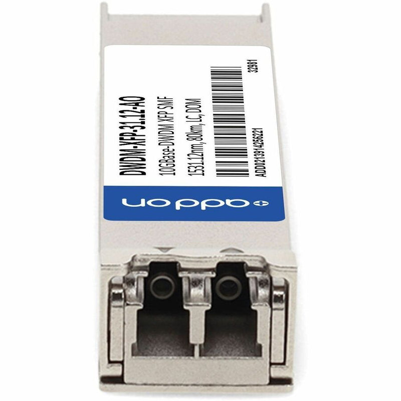 AddOn Cisco® DWDM-XFP-31.12 Compatible TAA 10GBase-DWDM XFP Transceiver 100GHz (SMF, 1531.12nm, 80km, LC, DOM)